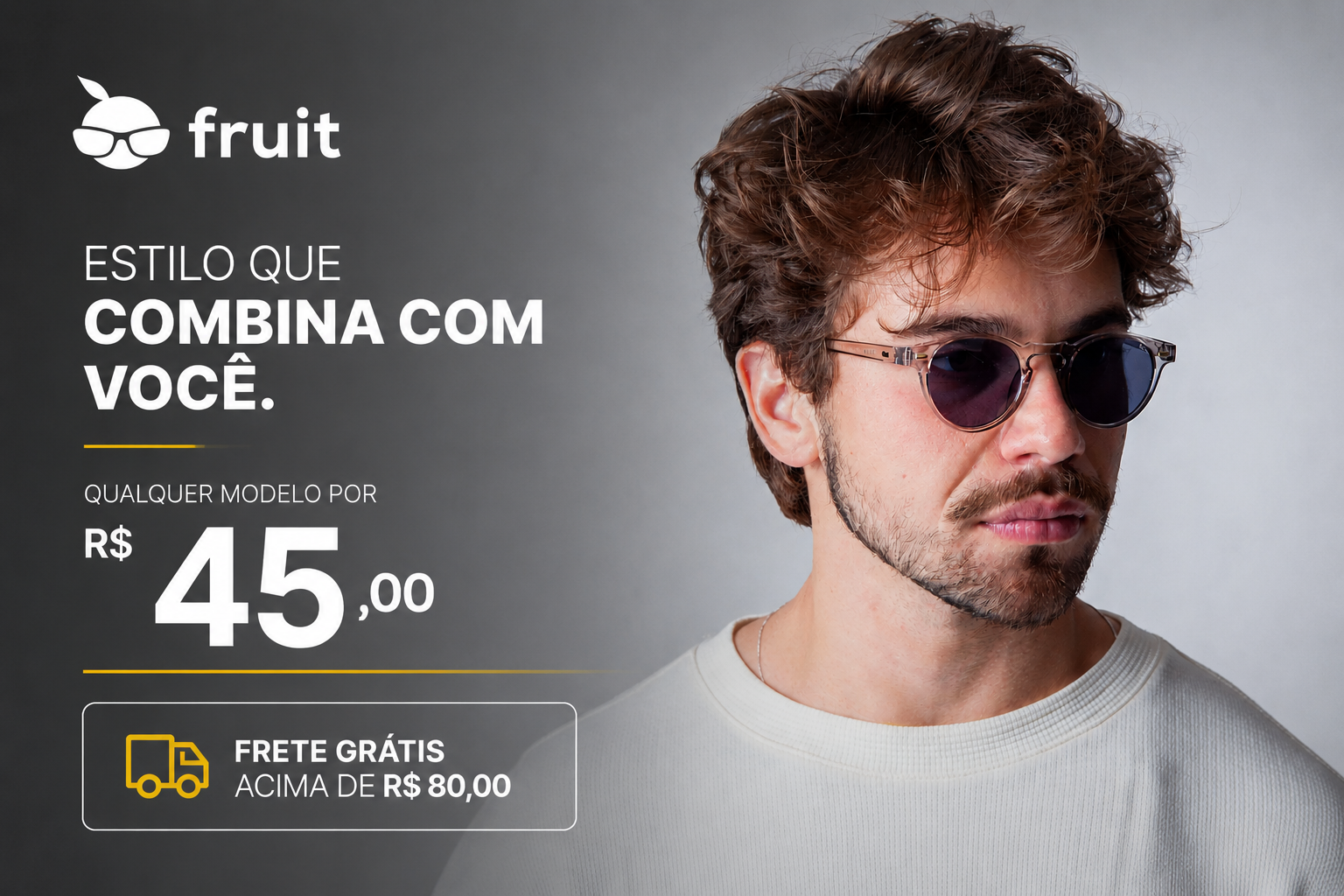 Banner Fruit Oculos